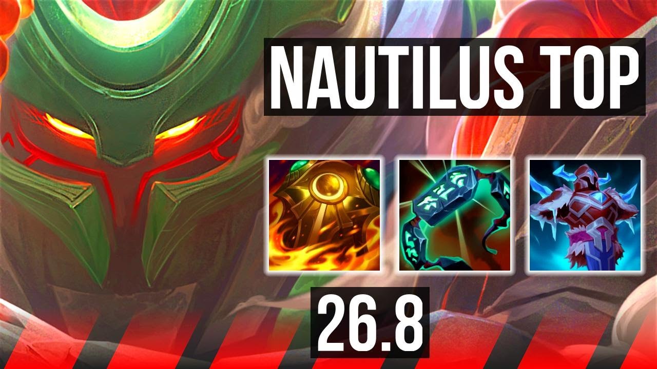 NAUTILUS vs GANGPLANK (TOP) | Conqueror, Good KDA: 11/1/10, 22K Dano | EUW Mestre | 26.8