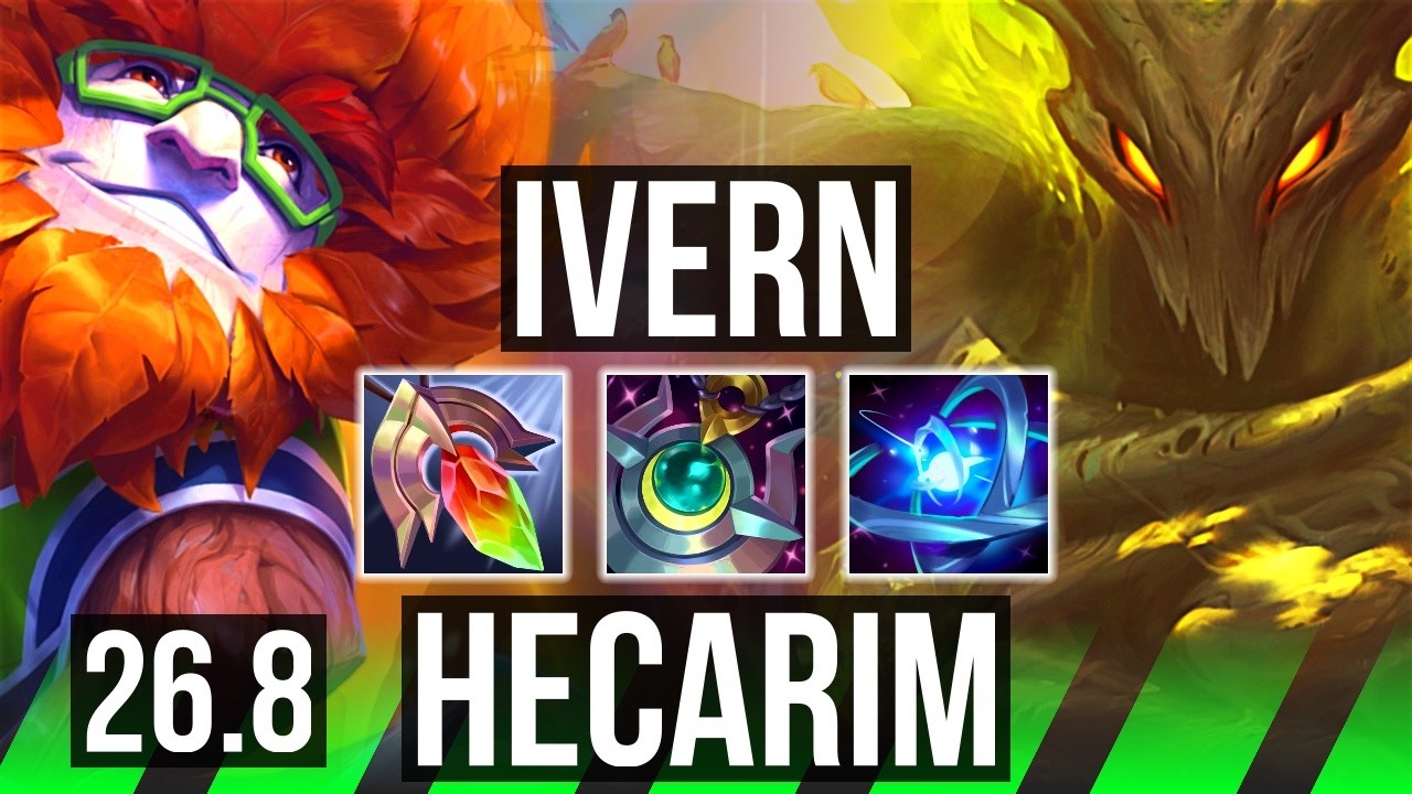 IVERN vs HECARIM (JGL) | EUNE Grão-Mestre | 26.8