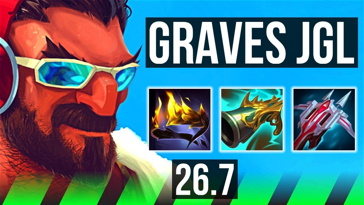 GRAVES vs ZAAHEN (JGL) | Good KDA: 25/1/11, 61K Dano | EUW Desafiante | 26.7