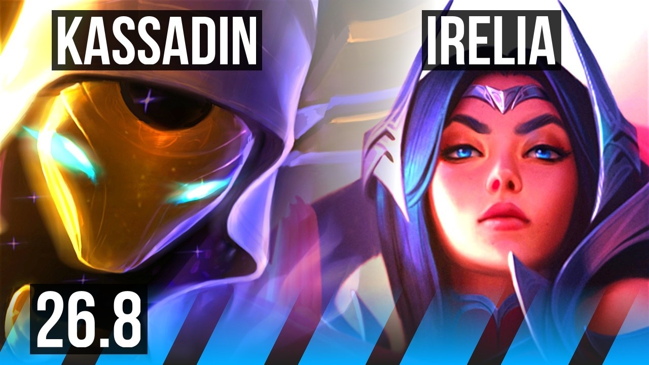 KASSADIN vs IRELIA (MID) | Good KDA: 12/1/10 | TR Desafiante | 26.8