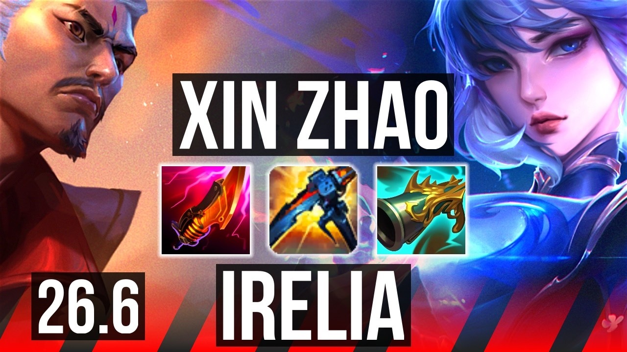 XIN ZHAO vs IRELIA (TOP) | KR Diamante | 26.6