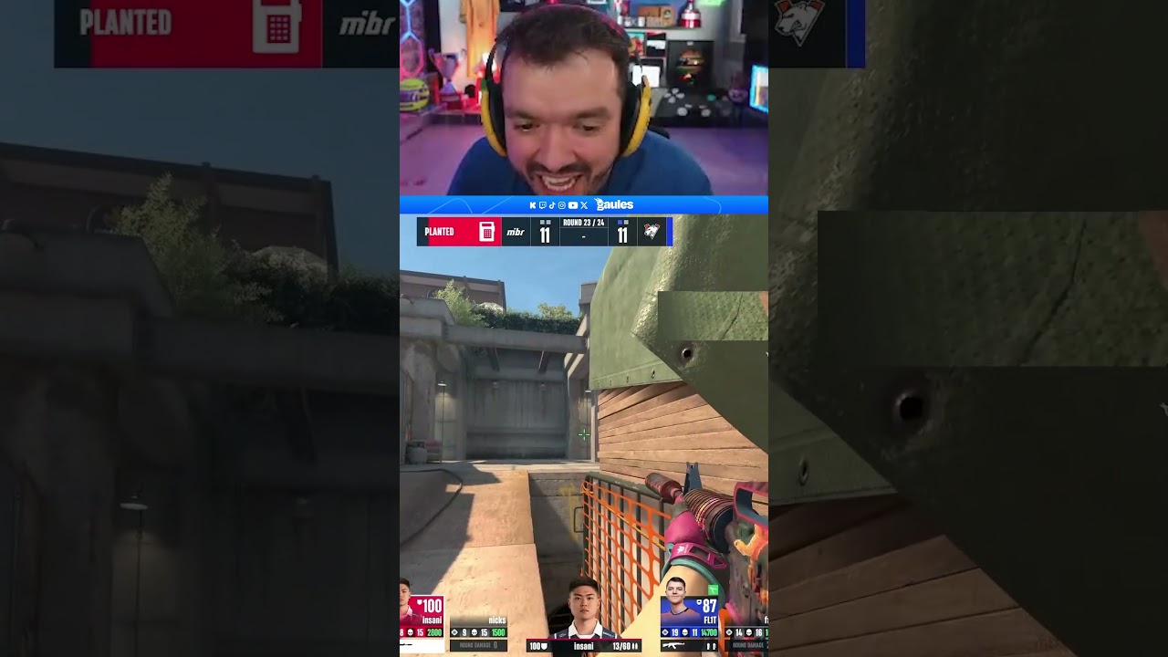 GAULES TILTOU COM O MIBR!