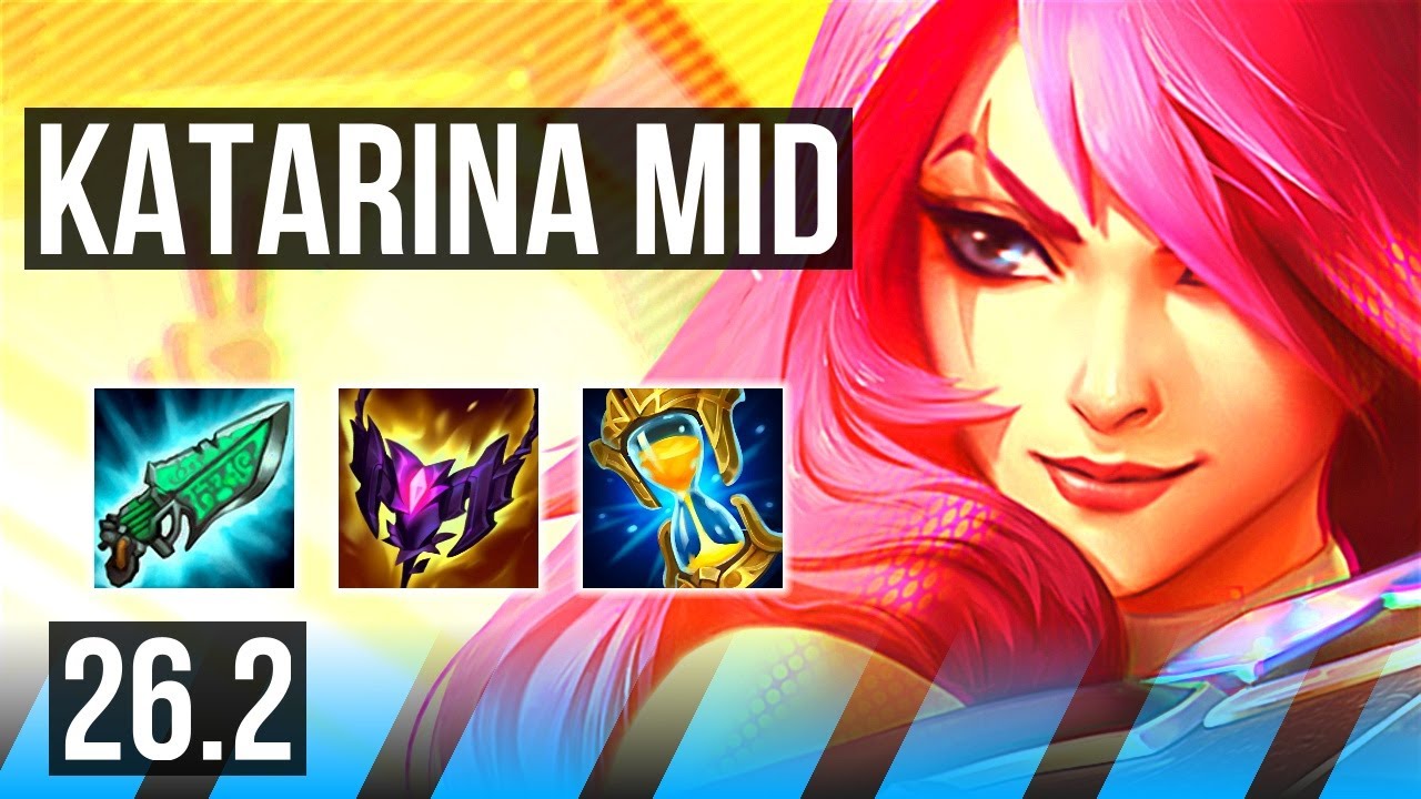 KATARINA vs ORIANNA (MID) | Good KDA: 17/1/7 | KR Mestre | 26.2