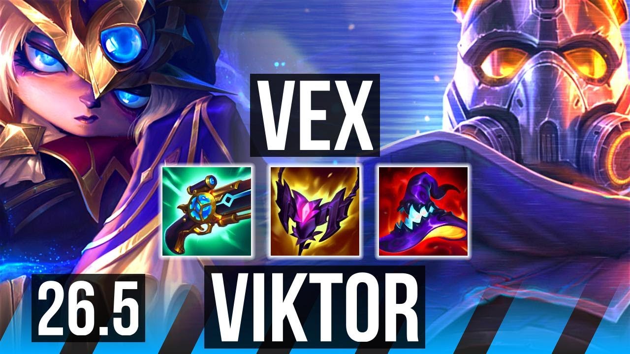 VEX vs VIKTOR (MID) | Dark Harvest | EUW Diamante | 26.5