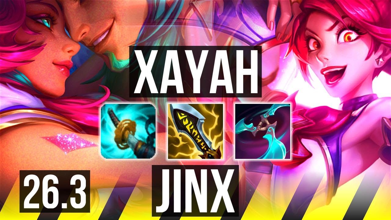 XAYAH & Braum vs JINX & Rakan (ADC) | Perfect KDA: 13/0/7 | EUNE Grão-Mestre&hellip;