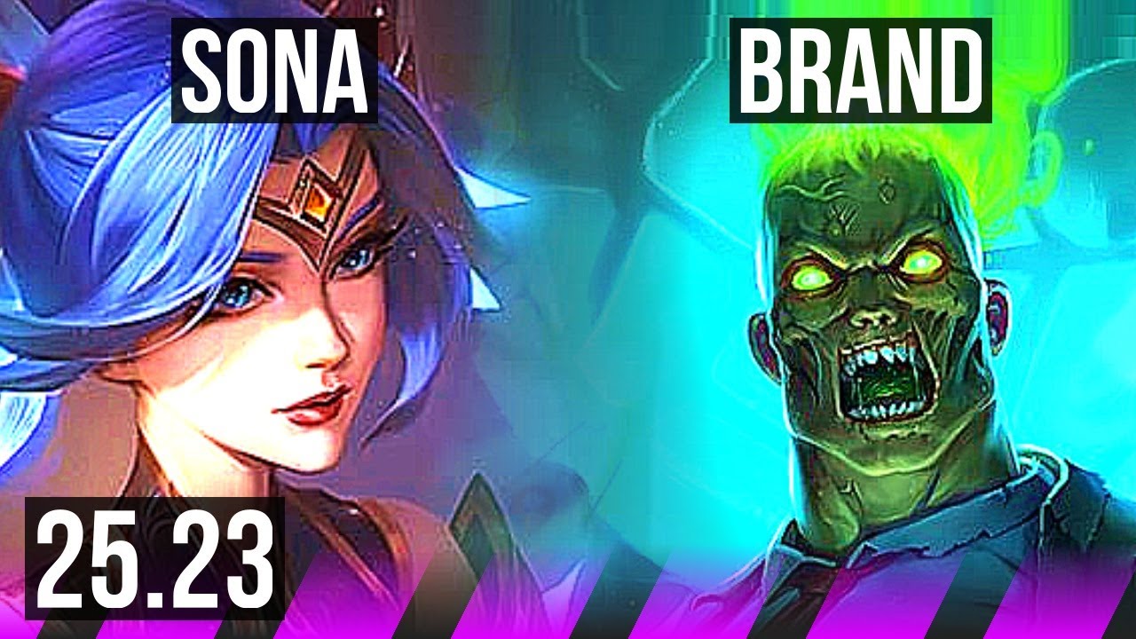 SONA & Yunara vs BRAND & Ezreal (SUP) | 6/3/30, 22k Dano, 700+ Jogos | EUW Mestre | 25.23
