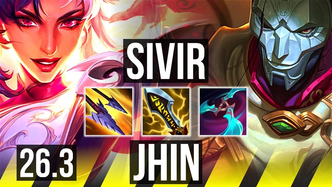 SIVIR & Bard vs JHIN & Seraphine (ADC) | 65K Dano | KR Mestre | 26.3