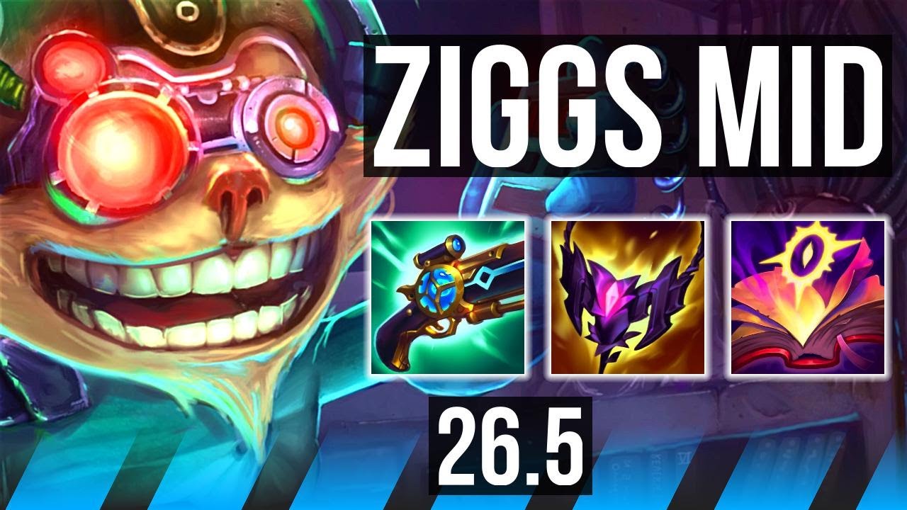 ZIGGS vs XERATH (MID) | EUW Mestre | 26.5