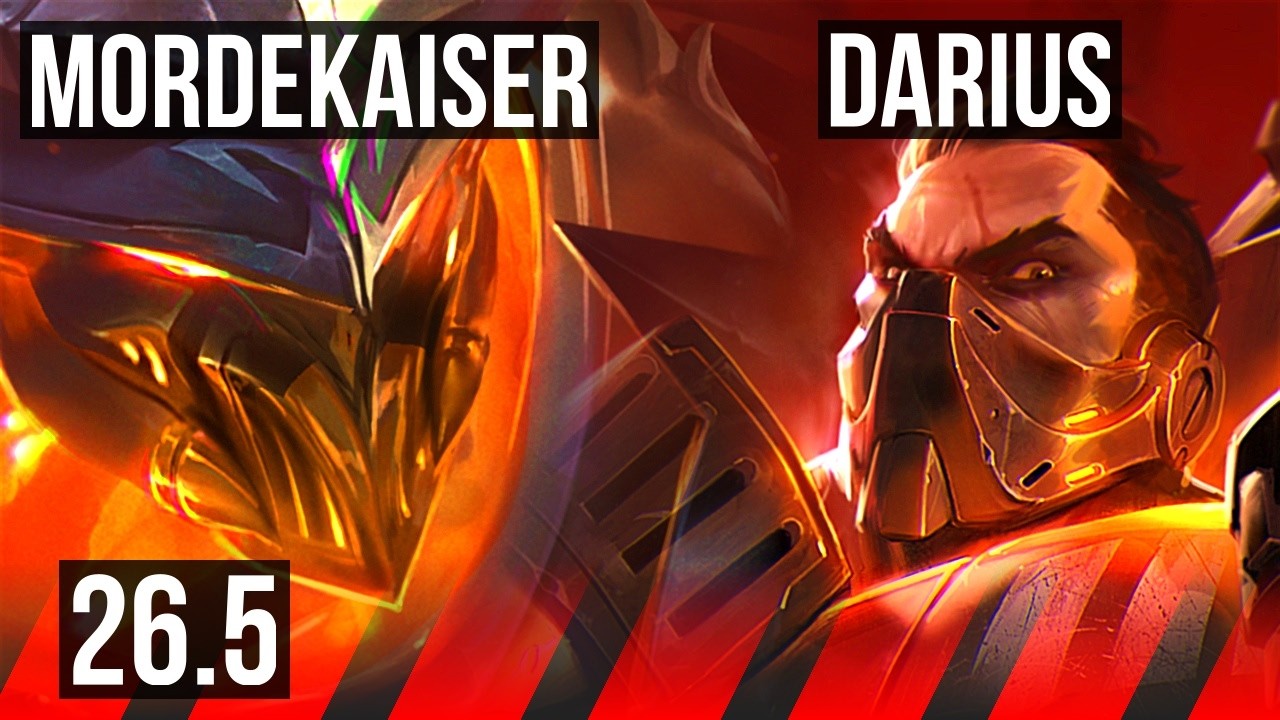 MORDEKAISER vs DARIUS (TOP) | EUW Mestre | 26.5