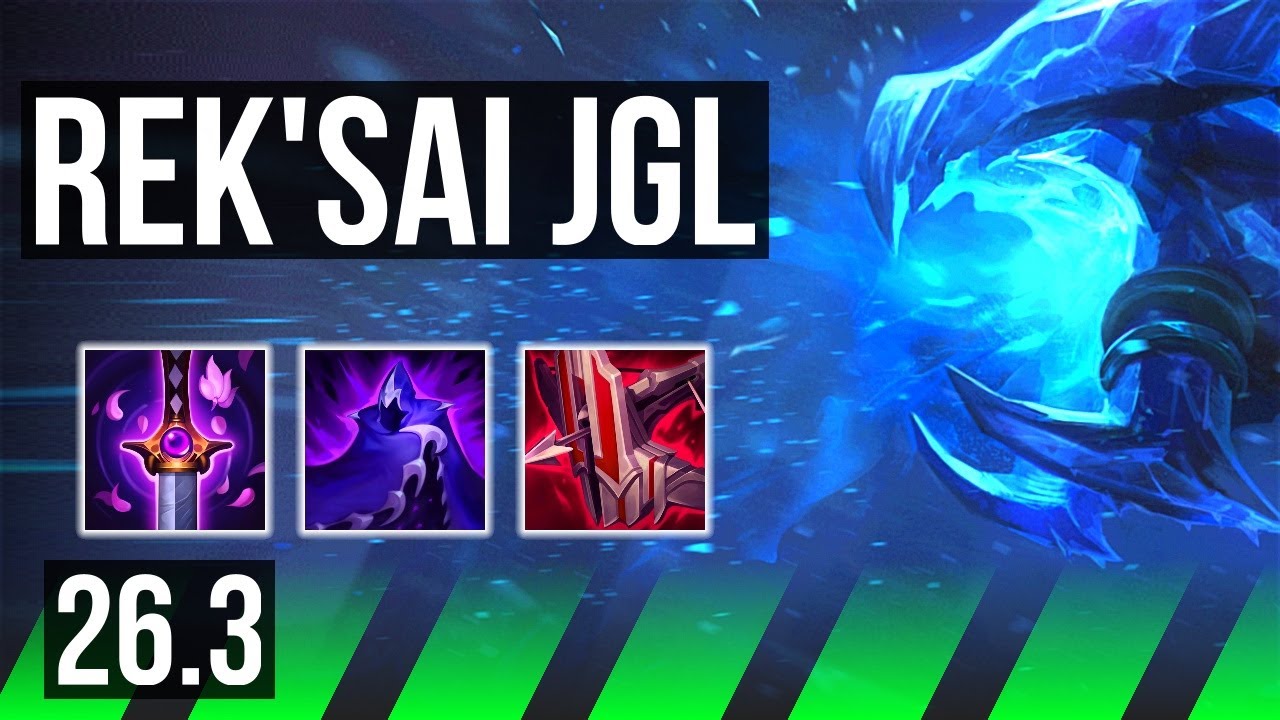REK’SAI vs SHACO (JGL) | Hail Of Blades | KR Mestre | 26.3