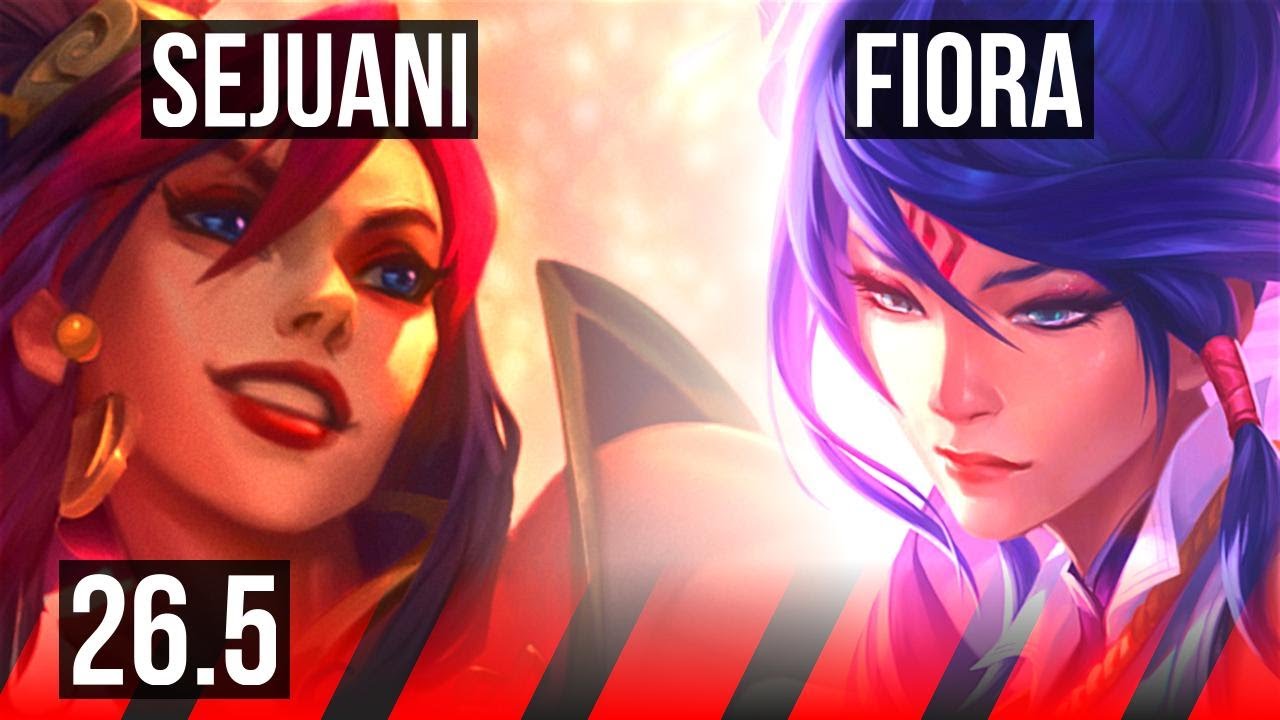 SEJUANI vs FIORA (TOP) | KR Mestre | 26.5