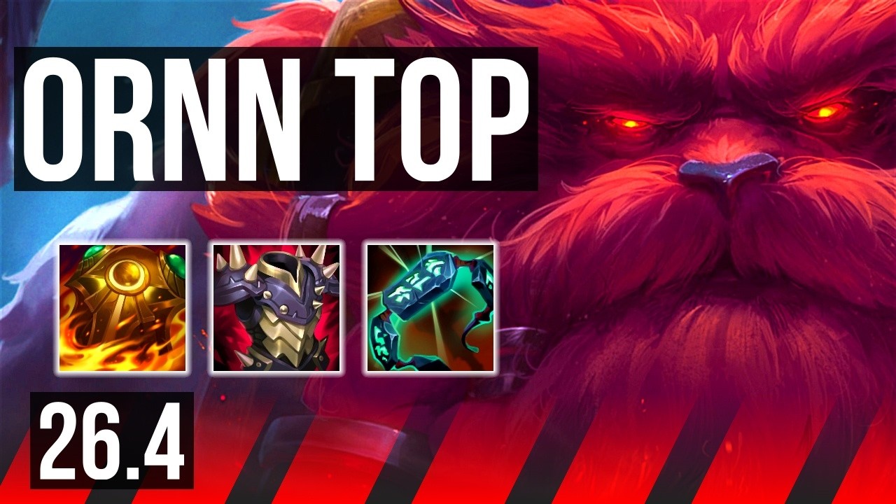 ORNN vs NASUS (TOP) | Perfect KDA: 15/0/10, 44K Dano | EUW Mestre | 26.4