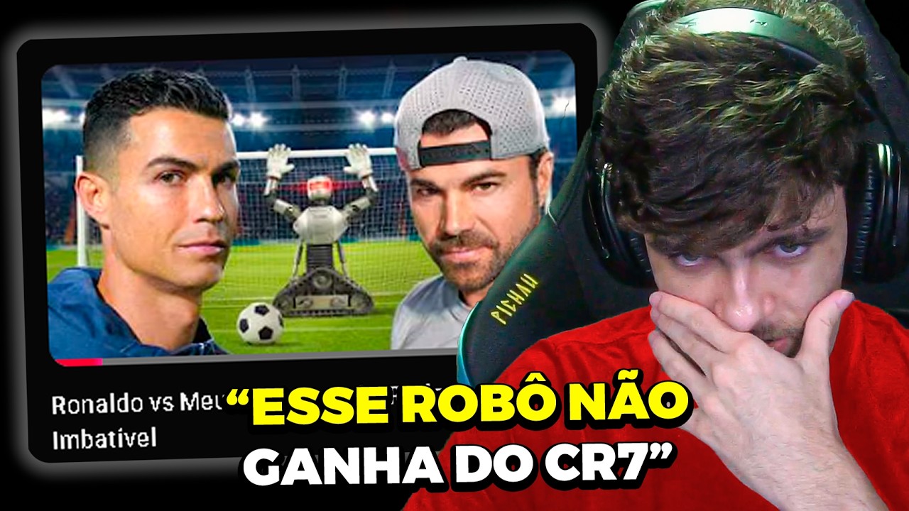 SUETAM REAGE: Ronaldo vs Meu Robô Guarda-Redes Imbatível