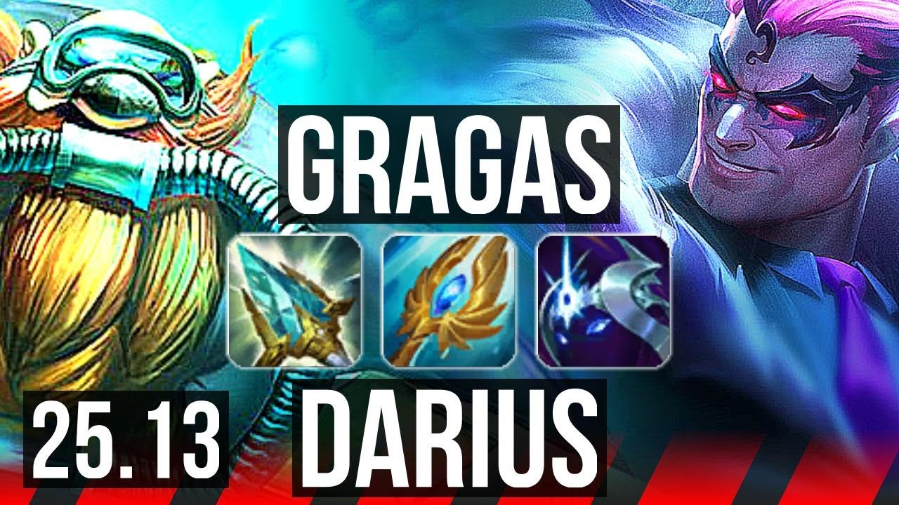 GRAGAS vs DARIUS (TOP) | Comeback | EUNE Master | 25.13