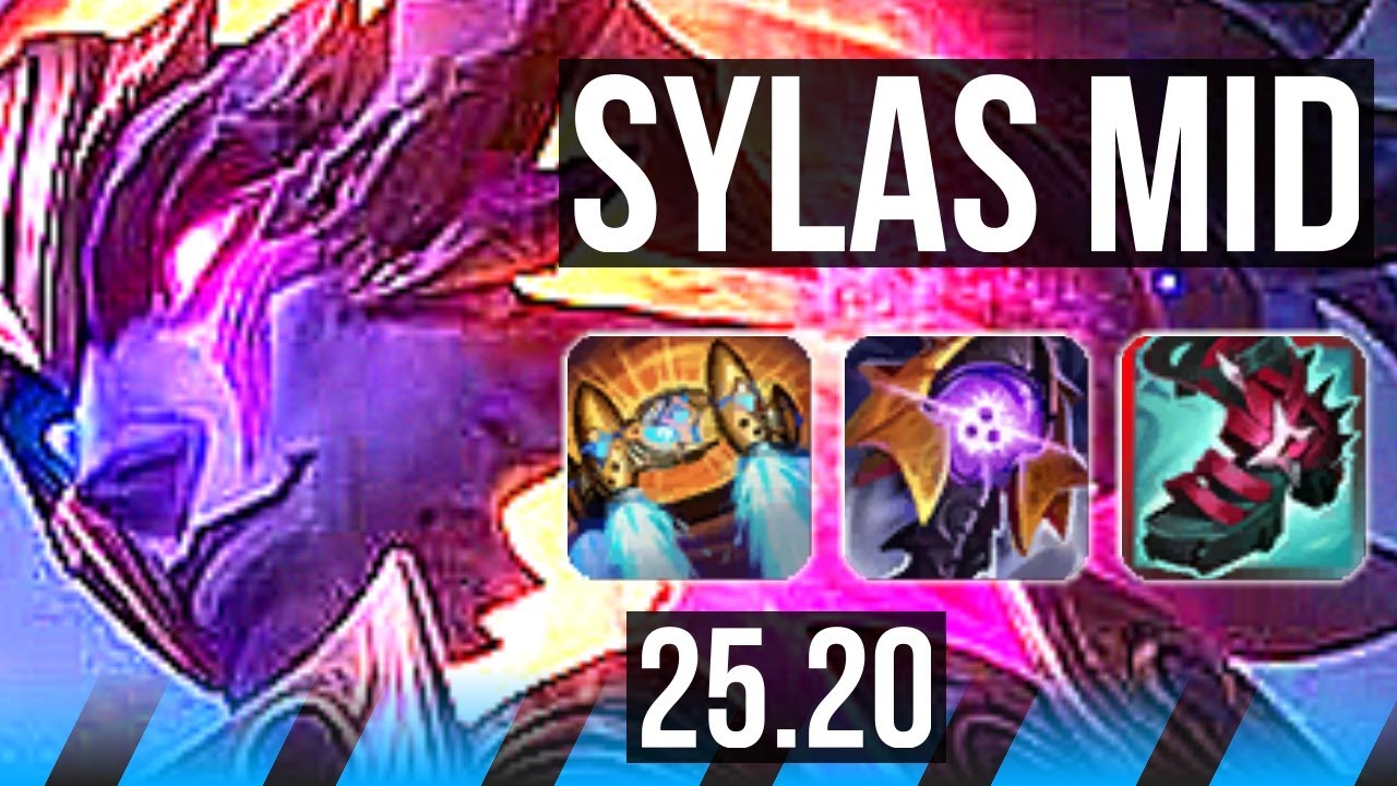 SYLAS vs YASUO (MID) | 9 Abates Solo, Lendário, 15/4/5 | EUW Diamante | 25.20