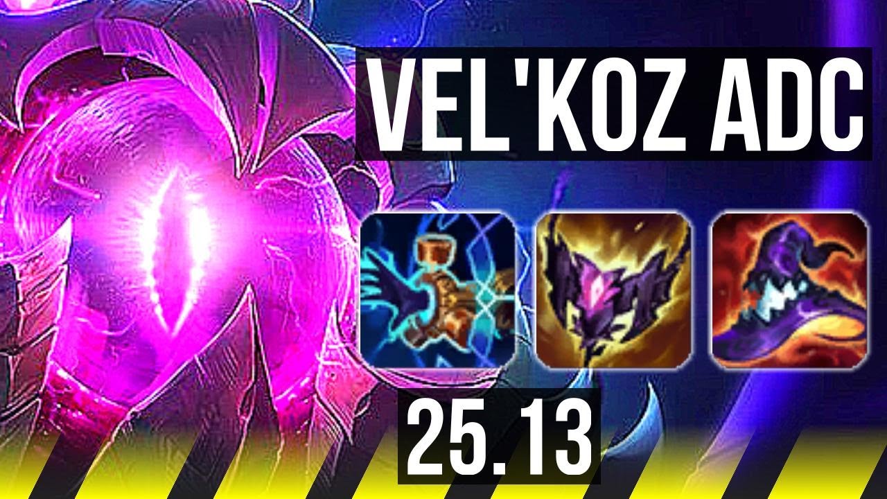 VEL’KOZ & Rakan vs MISS FORTUNE & Pyke (ADC) | Rank 3 Vel’Koz, Comeback | KR Challenger | 25.13