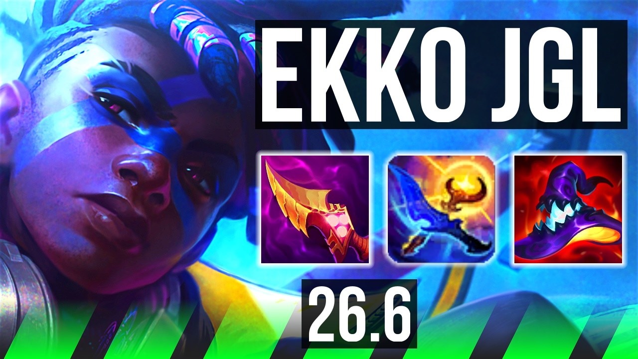 EKKO vs Mestre YI (JGL) | EUW Mestre | 26.6