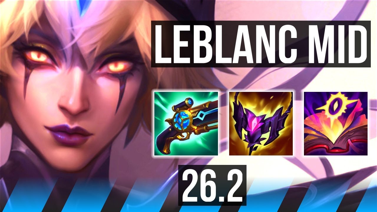 LEBLANC vs DR. MUNDO (MID) | 66K Dano | EUW Mestre | 26.2