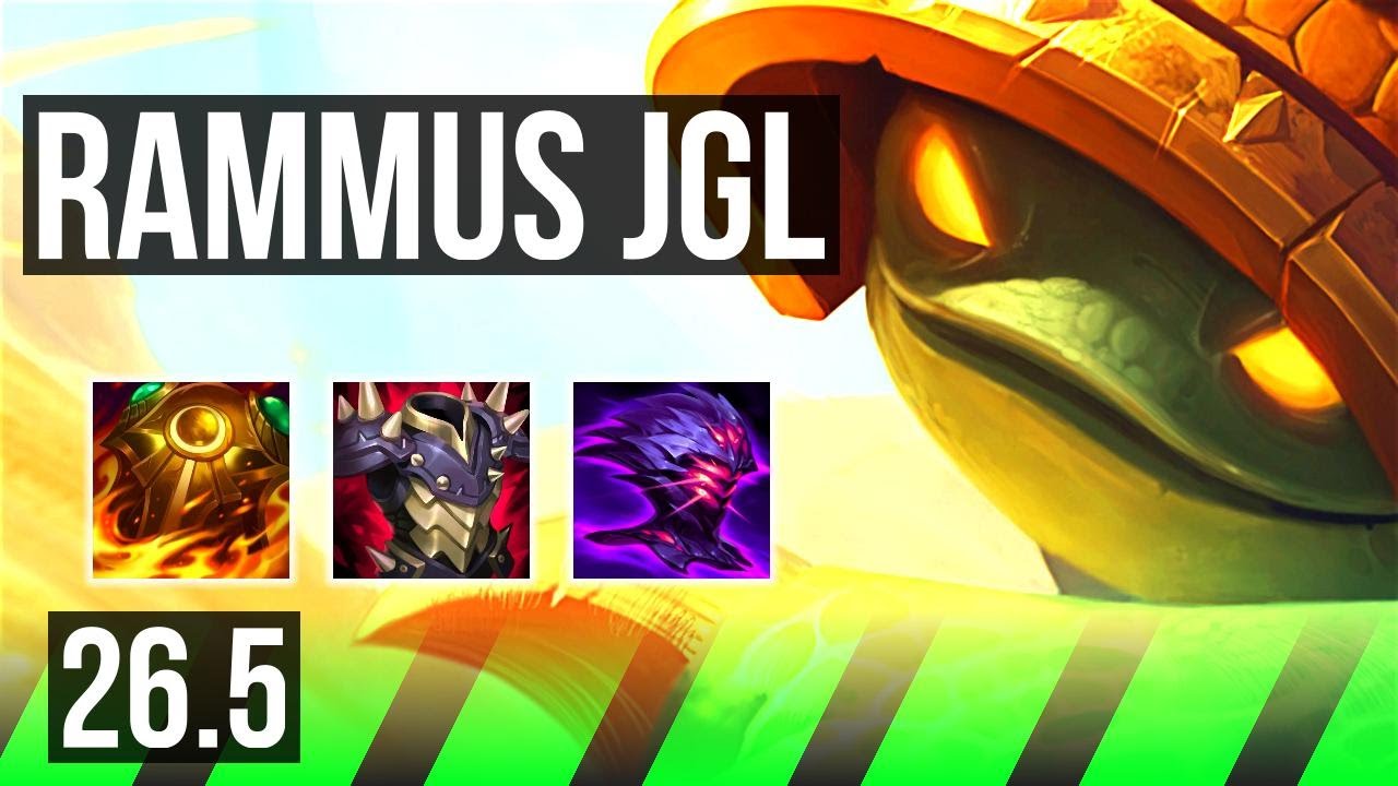 RAMMUS vs KAYN (JGL) | Good KDA: 11/1/12 | KR Mestre | 26.5