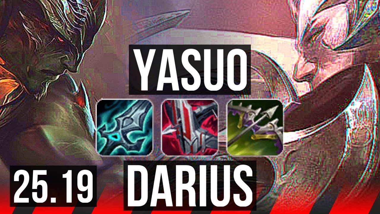 YASUO vs DARIUS (TOP) | KR Mestre | 25.19