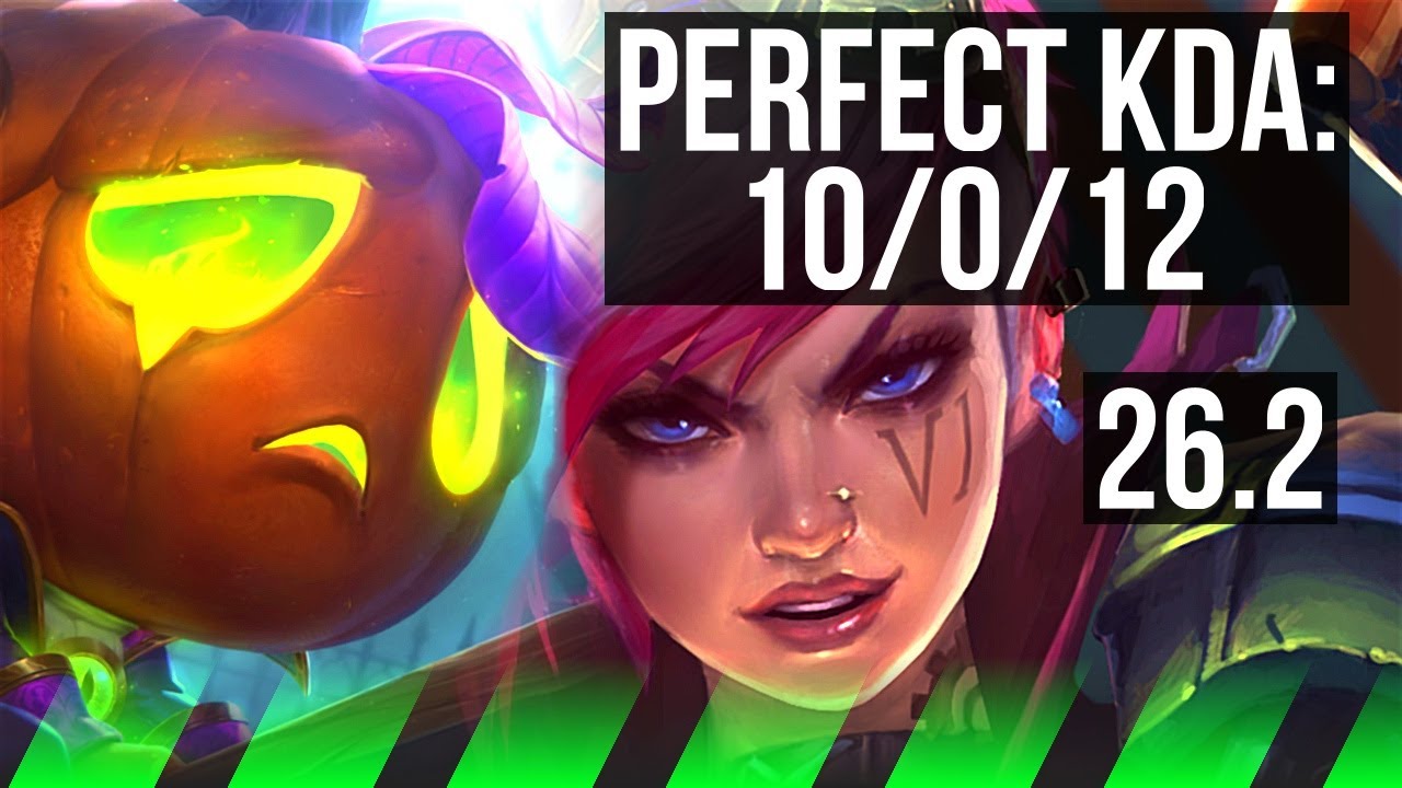 AMUMU vs VI (JGL) | Perfect KDA: 10/0/12 | EUNE Grão-Mestre | 26.2