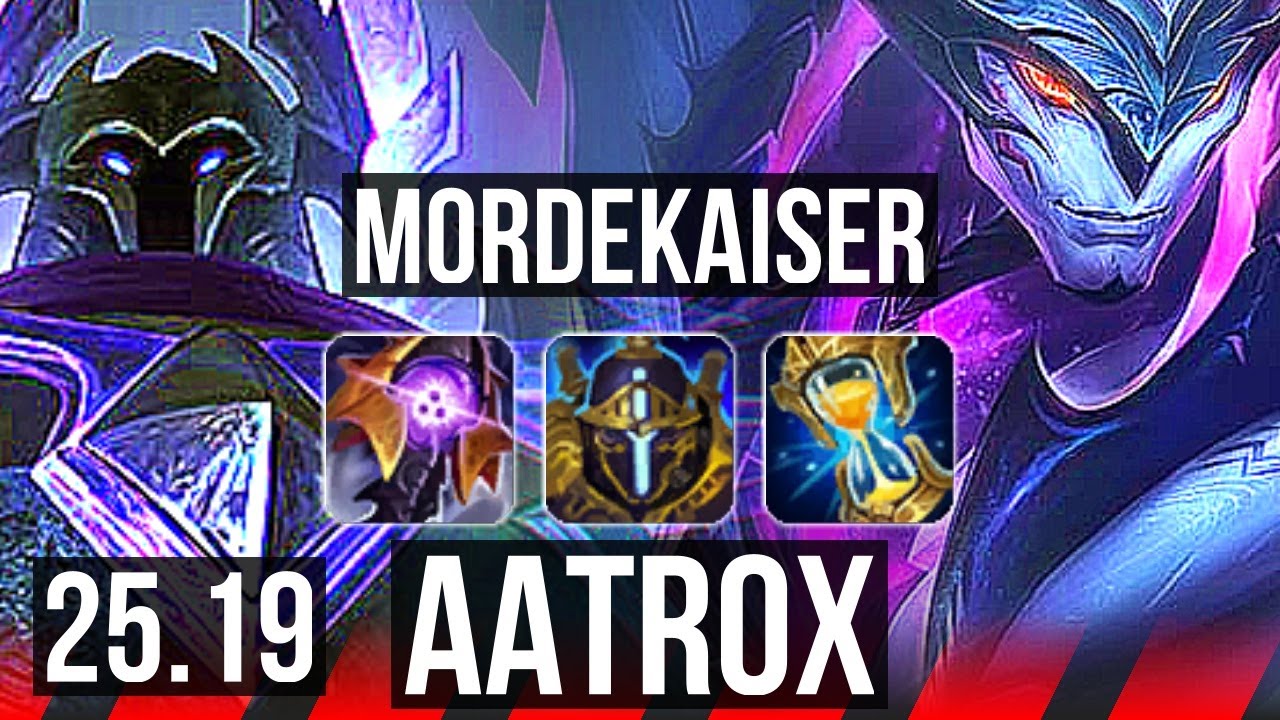MORDEKAISER vs AATROX (TOP) | 8/2/7 | KR Mestre | 25.19