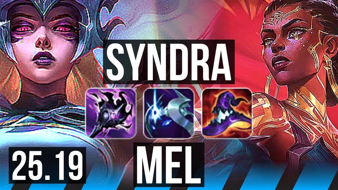 SYNDRA vs MEL (MID) | 13/3/11, Lendário, 44k Dano | EUW Mestre…