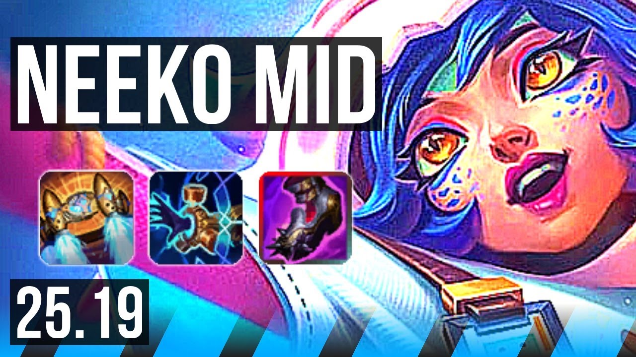 NEEKO vs VLADIMIR (MID) | 2900+ Jogos, 6 Abates Solo | KR Grão-Mestre | 25.19