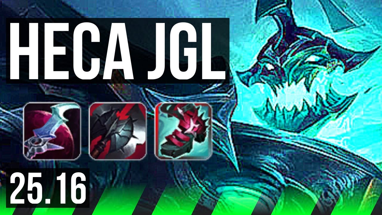 HECARIM vs KAYN (JGL) | 13/1/8, Lendário, 600+ Jogos | KR Mestre | 25.16