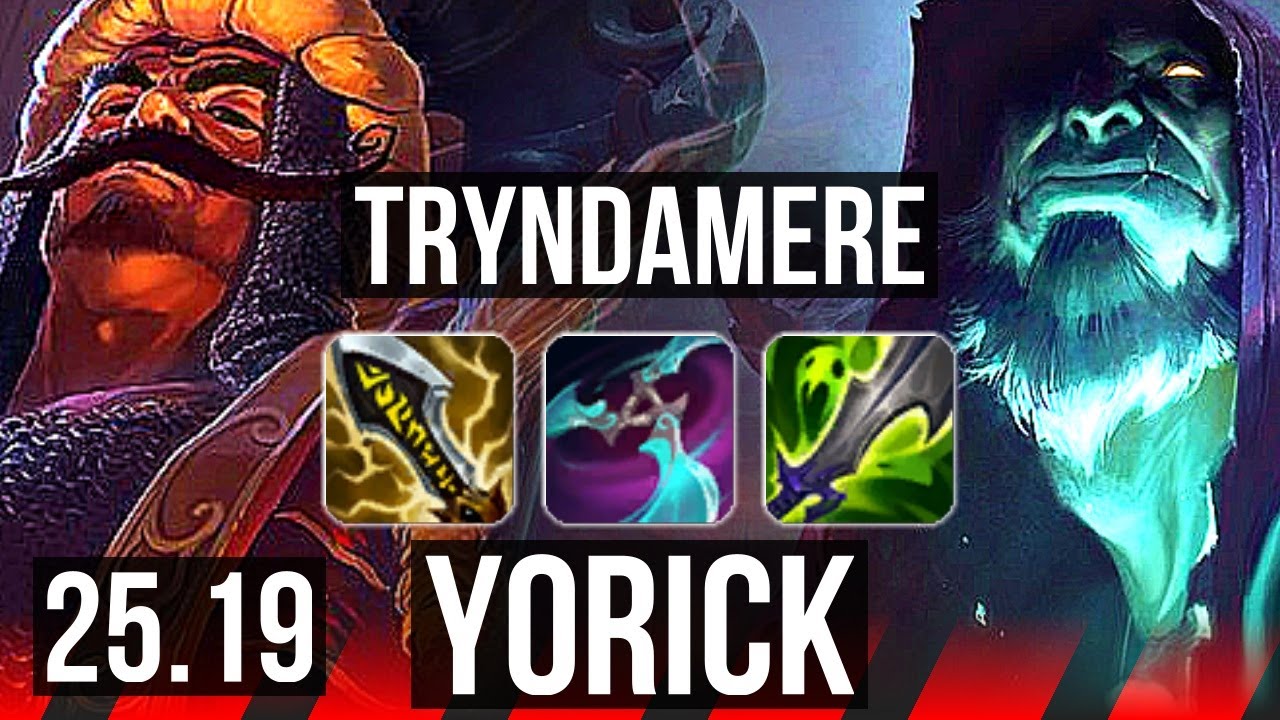 TRYNDAMERE vs YORICK (TOP) | 6 Abates Solo, 11/2/5, Lendário | EUW Diamante | 25.19
