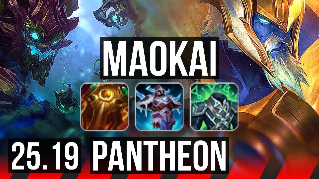 MAOKAI vs PANTHEON (TOP) | KR Mestre | 25.19