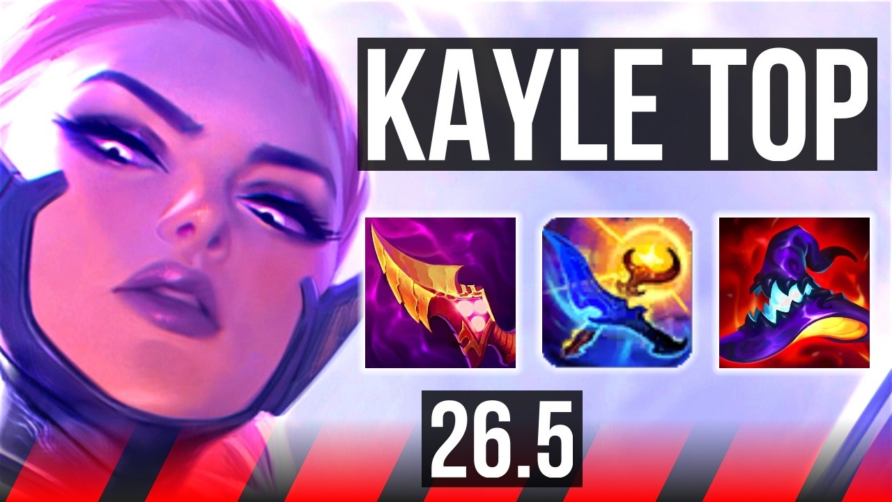 KAYLE vs ZAAHEN (TOP) | Good KDA: 11/1/8 | EUNE Mestre | 26.5