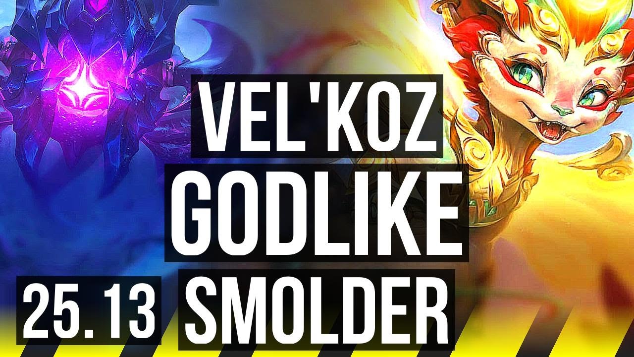 VEL’KOZ & Thresh vs SMOLDER & Bard (ADC) | Rank 2 Vel’Koz, 800+ games | NA Challenger | 25.13