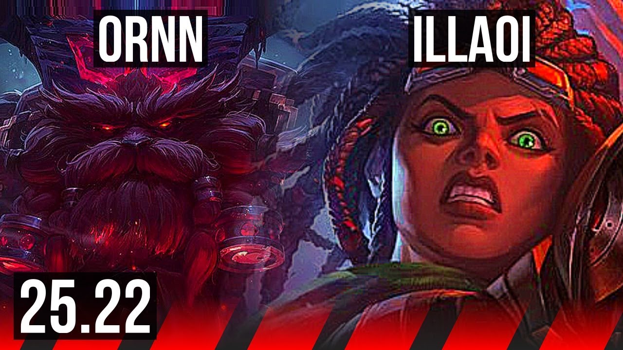 ORNN vs ILLAOI (TOP) | 7k Retorno, 44k Dano | NA Mestre…