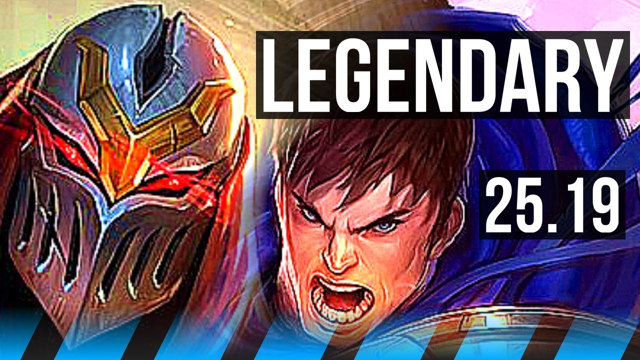 ZED vs GAREN (MID) | Lendário | EUW Diamante | 25.19