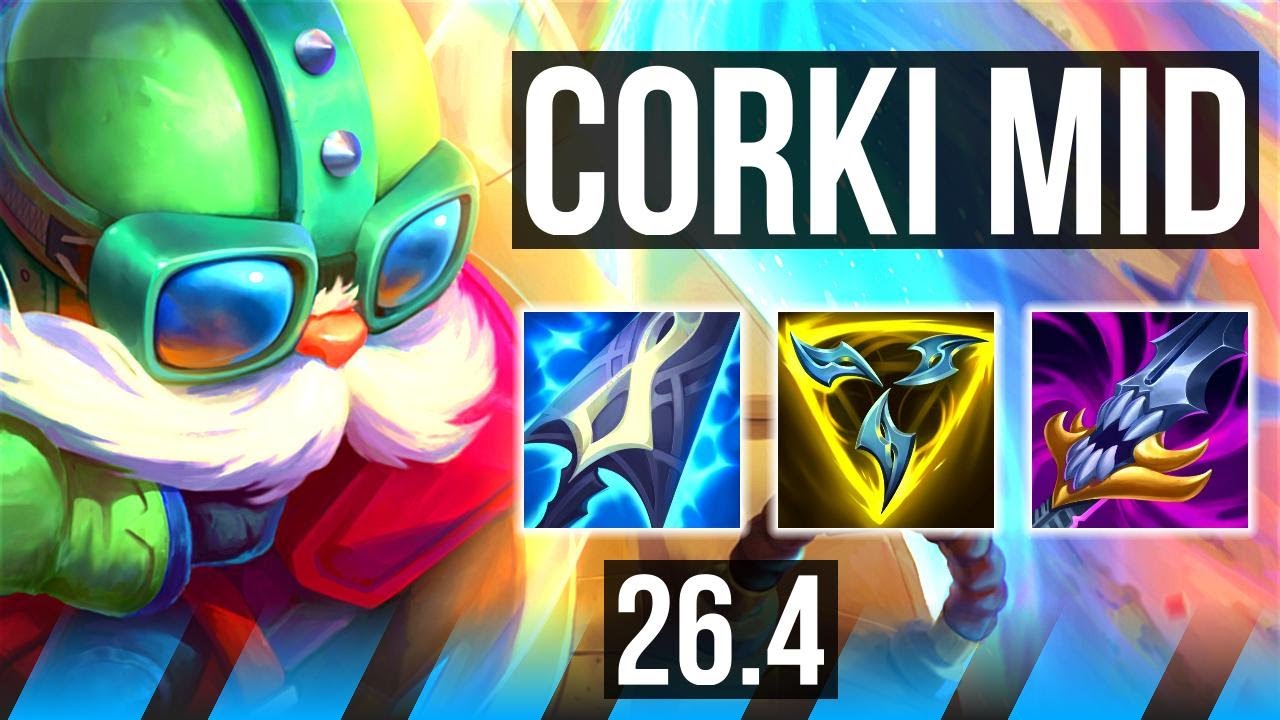 CORKI vs AKALI (MID) | First Strike, Good KDA: 11/2/7 | EUW Mestre | 26.4