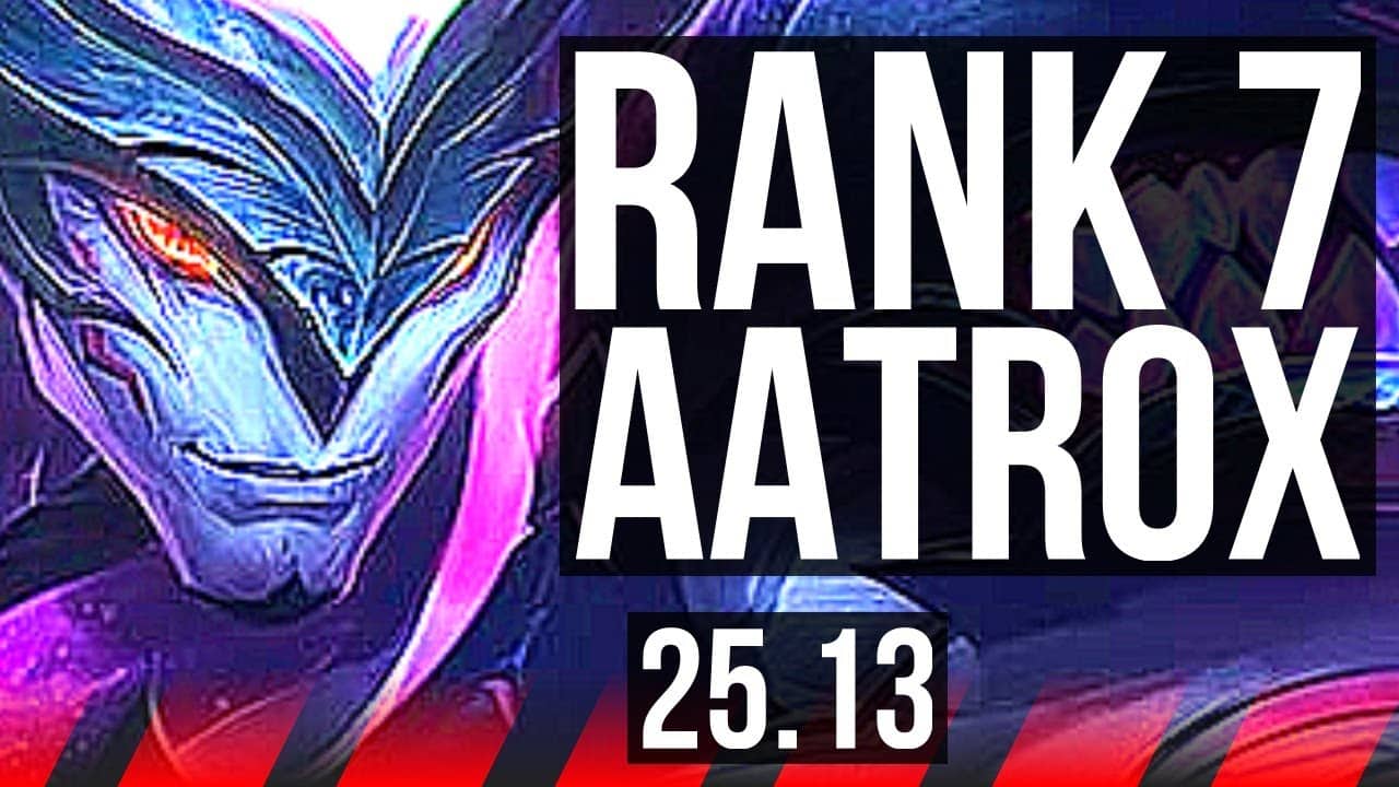 AATROX vs JAYCE (TOP) | Rank 7 Aatrox, 6 solo kills, 15/3/7, Dominating | EUW Challenger | 25.13