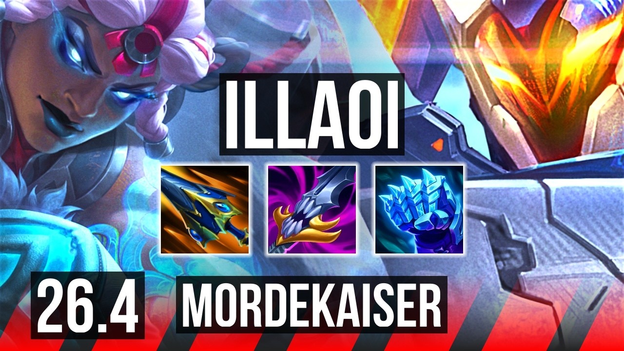 ILLAOI vs MORDEKAISER (TOP) | Perfect KDA: 6/0/5 | NA Mestre | 26.4