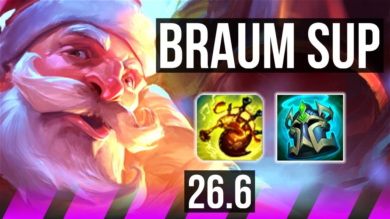BRAUM & Yunara vs THRESH & Zeri (SUP) | Good KDA: 2/1/29 | EUW Mestre | 26.6