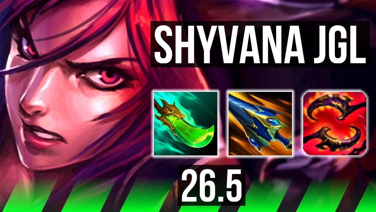 SHYVANA vs AATROX (JGL) | 47K Dano | NA Mestre | 26.5