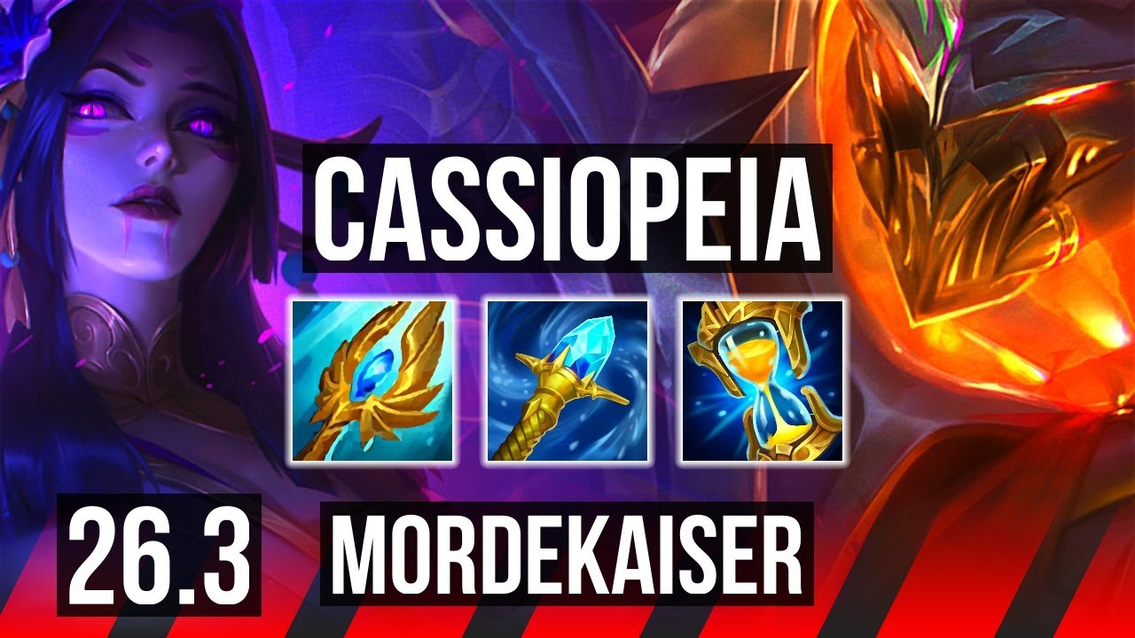 CASSIOPEIA vs MORDEKAISER (TOP) | 5k gold Retorno | EUW Diamante | 26.3