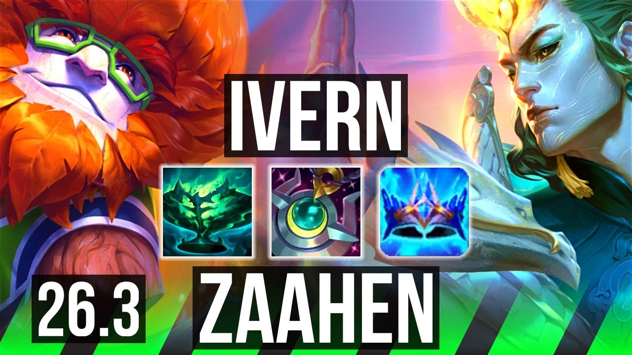 IVERN vs ZAAHEN (JGL) | Good KDA: 2/1/33 | EUW Mestre | 26.3