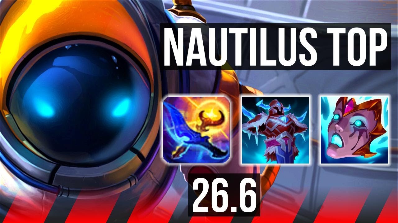NAUTILUS vs LEE SIN (TOP) | Grasp Of The Undying, 20K Dano | KR Diamante | 26.6