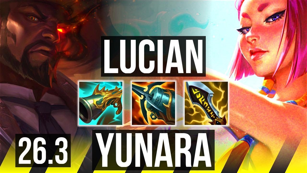 LUCIAN & Milio vs YUNARA & Pantheon (ADC) | 57K Dano | KR Mestre |&hellip;