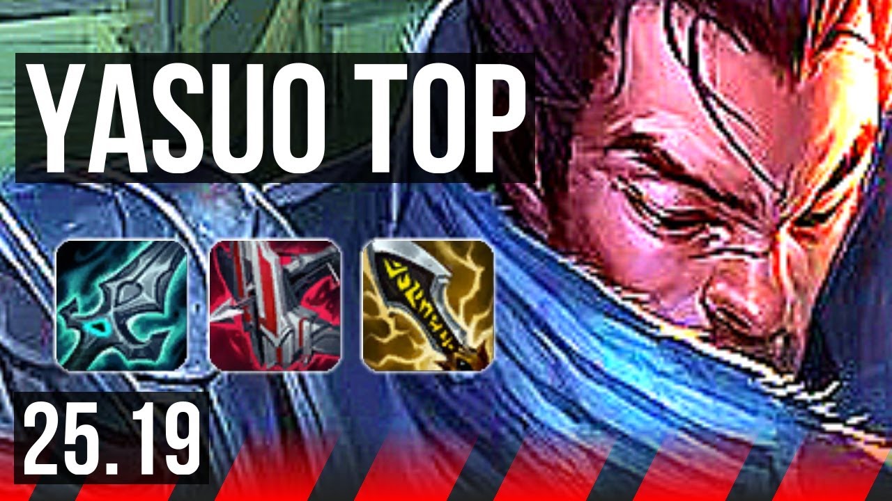 YASUO vs URGOT (TOP) | 6k Retorno, 1500+ Jogos | EUW Mestre | 25.19
