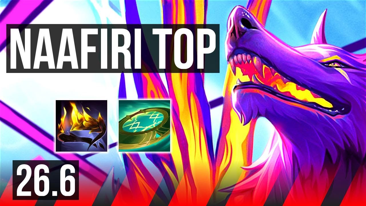 NAAFIRI vs ZAAHEN (TOP) | Good KDA: 9/1/0 | EUNE Mestre | 26.6