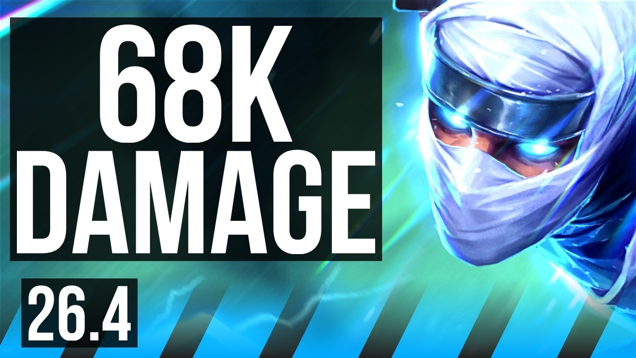 ZED vs YASUO (MID) | 68K Dano | EUNE Desafiante | 26.4