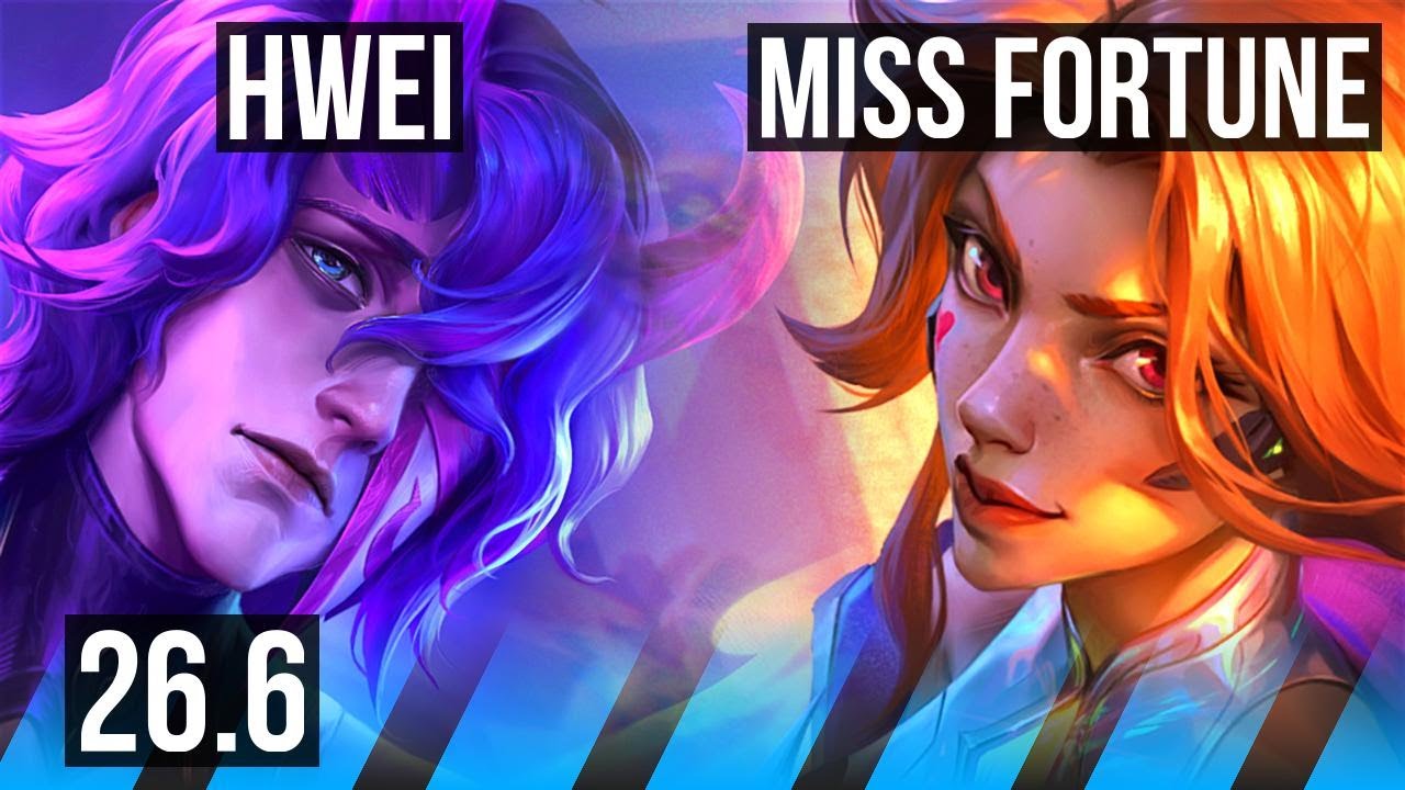 HWEI vs MISS FORTUNE (MID) | KR Mestre | 26.6