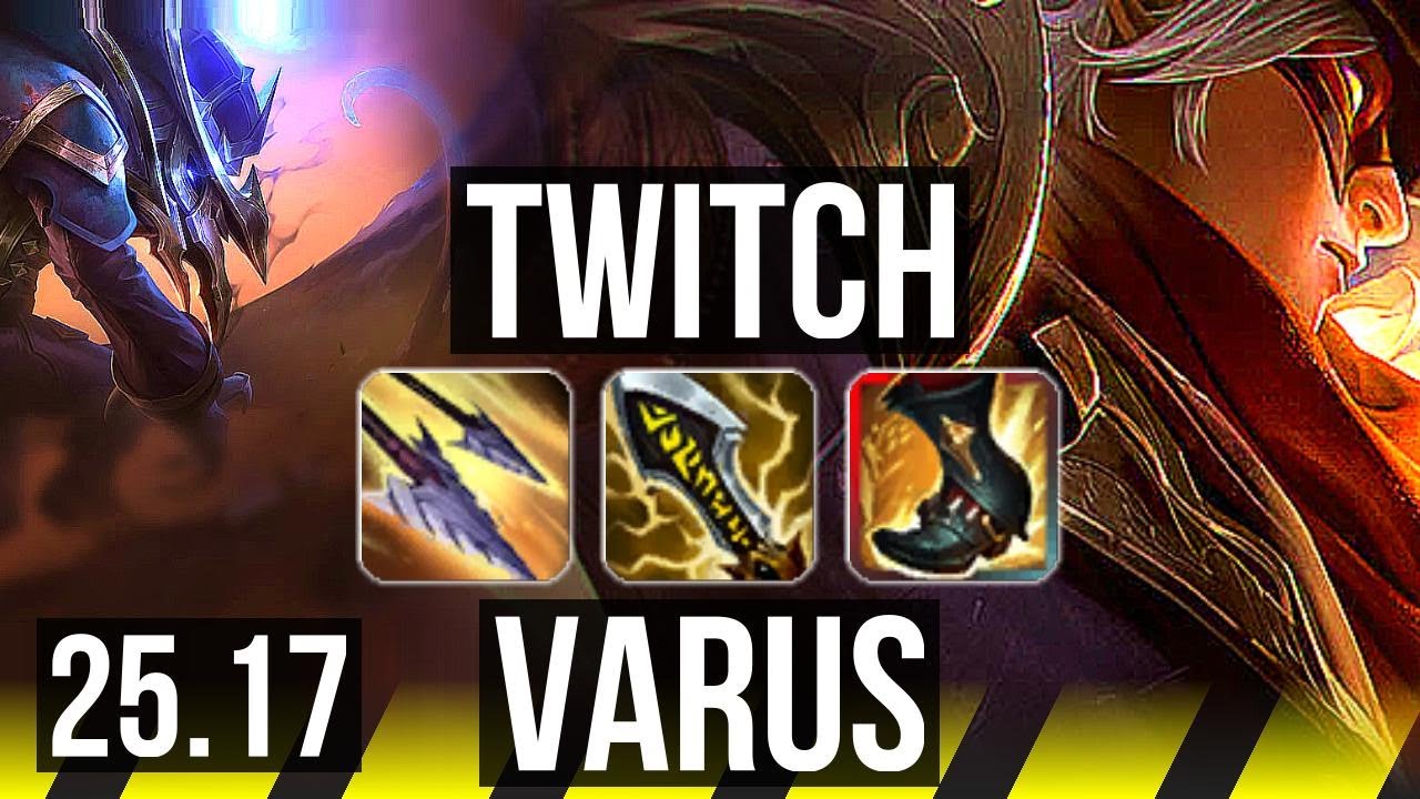 TWITCH & Pyke vs VARUS & Soraka (ADC) | Dominando | EUNE Mestre | 25.17