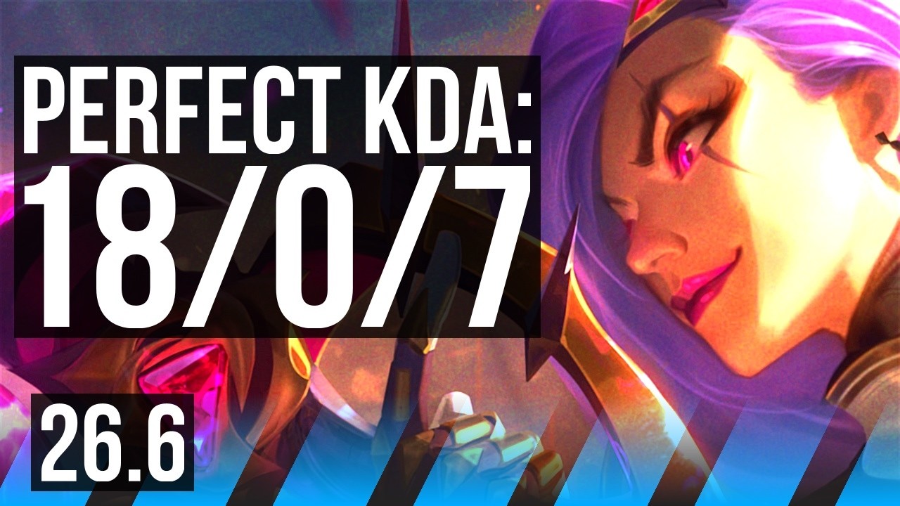 KATARINA vs EKKO (MID) | Perfect KDA: 18/0/7 | KR Mestre | 26.6